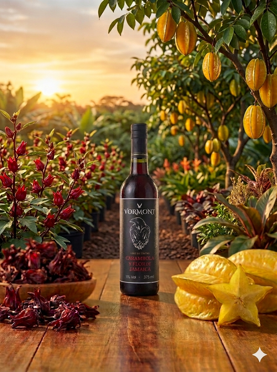 Vino de carambola y flor de Jamaica | Mini VORMONT